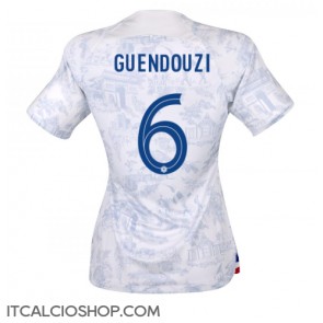 Francia Matteo Guendouzi #6 Seconda Maglia Femmina Mondiali 2022 Manica Corta